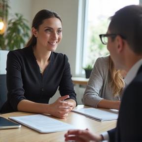 Recruitment process with candidate interviews