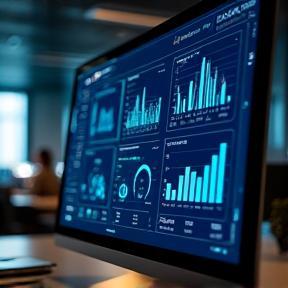 HR analytics dashboard with KPIs