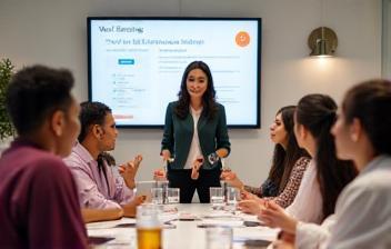 Employee skills training at Luma Fashion Group